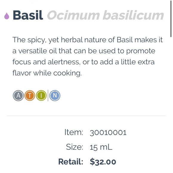 DōTERRA Basil essential oil NEW!✨♥️ - Picture 6 of 6